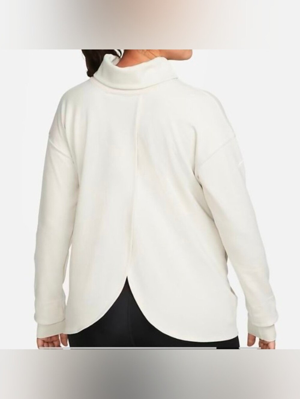 Nike Reversible Light Blue Funnel Neck Maternity Sweater Women’s Large - Picture 5 of 16